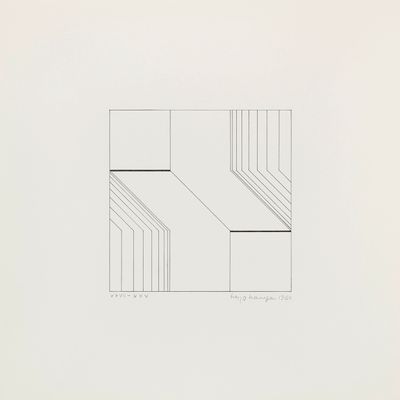 une image représentant un dessin en noir et blanc d'un carré avec des lignes