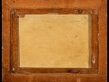 an old picture of a picture frame with a picture in it