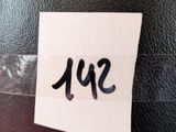 a piece of paper with the word six written on it