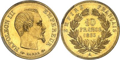 a gold coin with a portrait of a man on it