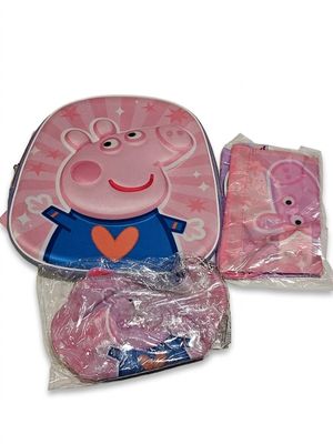 Lot de 3 - PEPPA PIG - Cet ensemble comprend un sac pour le …