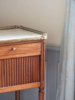 TABLE VOLANTE en acajou et placage d'acajou de forme rectang… (photo 3)