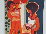 an image of a painting of two women standing next to each other