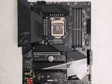 a motherboard with a cpu on top of it
