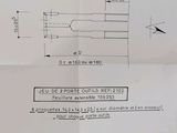 the drawing shows a drawing of a piece of paper with a drawing of a pipe and a drawing of a pipe and a drawing of a pipe and a pipe