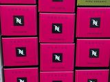 several boxes are stacked on top of each other in a store