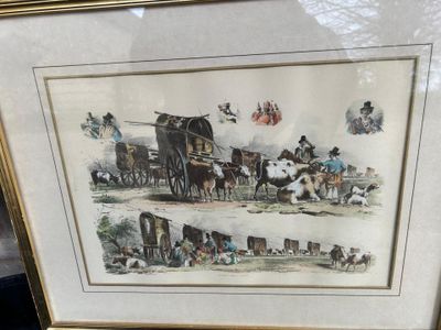 GRAVURE en couleur ethnographie AMERIQUE DU SUD vers 1900.