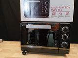 a box on top of a toaster oven on a table