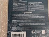 a close up of the back of a packaging for a cell phone