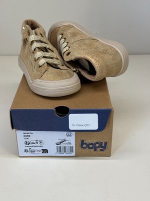 Paire DE Chaussures Enfant Bopy Rosita Taille 22 Dore - Mate…