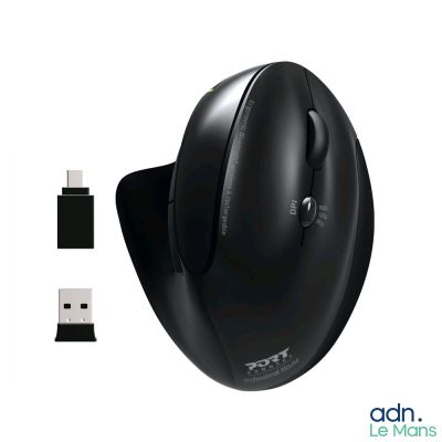 une souris d'ordinateur reliée à un câble USB