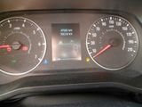 a close up of a car dashboard with a speedometer and gauges
