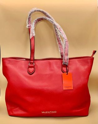 7845 59 Shopping bag VALENTINO FLAUTO ROSSO VBS3JB