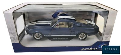 toy car in a box on a white background with a blue and white stripe