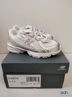 Baskets New Balance 997 blanches et roses
