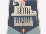 une affiche représentant une main tenant un code-barres
