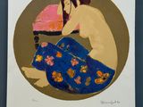 une image d'un tableau représentant une femme assise sur une chaise