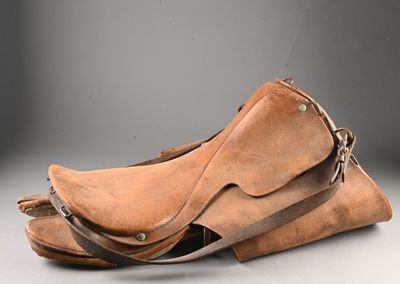 Une selle d'équitation En l'état
