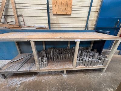an image of a workbench with a lot of tools on it