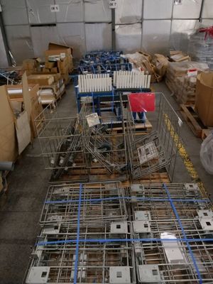 Pour Mise AU Metal, 1 Ensemble DE Chariot, Roulettes, Grille…