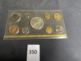 a picture of some coins on a table with a price tag