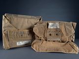 pair of wwii ' s us army canvas messenger bags