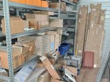 many boxes and boxes on the shelves in the warehouse