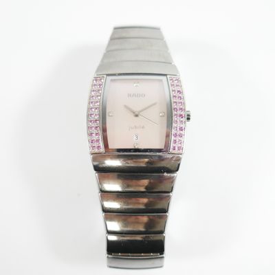 RADO "Sintra Jubilé" : Bracelet-montre en céramique argentée…