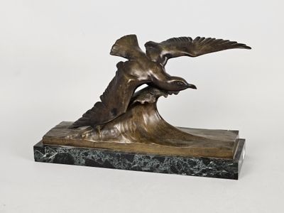 Munzinger, École début XX° : La mouette en vol