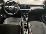 the interior of a car with a steering wheel, dashboard, and dash board