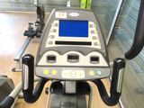 a close up view of a tread machine in a gym