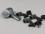 a bunch of microphones that are sitting on a table