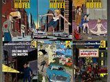 a lot of comics on the cover of this book