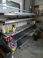 4 étagères de stockage garnie de quincaillerie, ventilateur,…