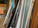 a lot of different types of glass in this room