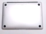 a close up of a laptop with a white back cover