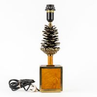 Lampe de table décorative en forme de « pomme de pin », en b… (photo 4)