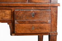 BUREAU à cylindre en acajou et placage d'acajou à gradin sur… (photo 4)