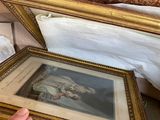 a person that is holding a picture in a box