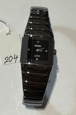Montre de Dame en Céramique grise, signée - RADO - DIASTAR -…