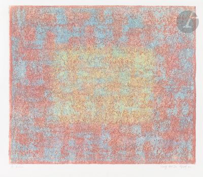 an image of a drawing of a pink and blue square