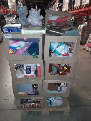 a cart with a bunch of items on top of it