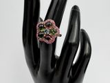 an image of a woman ' s hand with a ring on it ' s finger