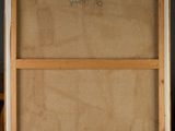 an image of a painting on a easel in a room
