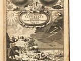 un vieux livre avec l'image d'un homme sur un cheval