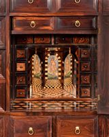 CABINET en bois plaqué ouvrant par deux vantaux découvrant t… (photo 2)