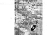 an old black and white photo of a map with a picture of a man