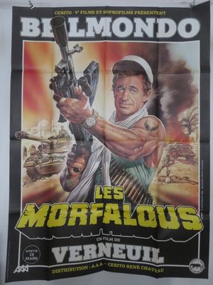 L'affiche du film « Les Muffalous » est accrochée au mur.