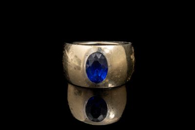 LORENZ BÄUMER Bague jonc en or gris 750 millièmes sertie mas… - Photo 1