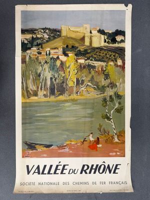 SNCF. Yves Brayer (1907-1990) d'après